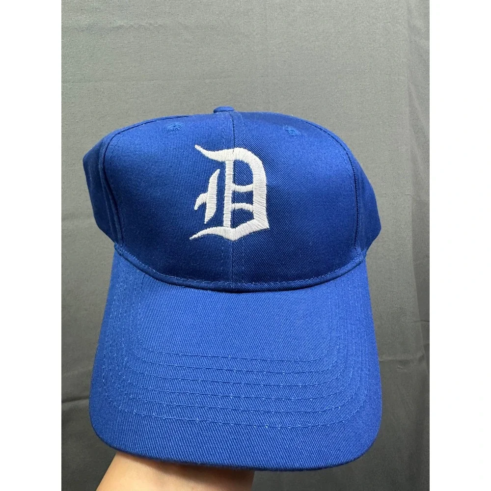 Vintage Detroit Tigers Trucker Snapback Hat Blue‎ Youth